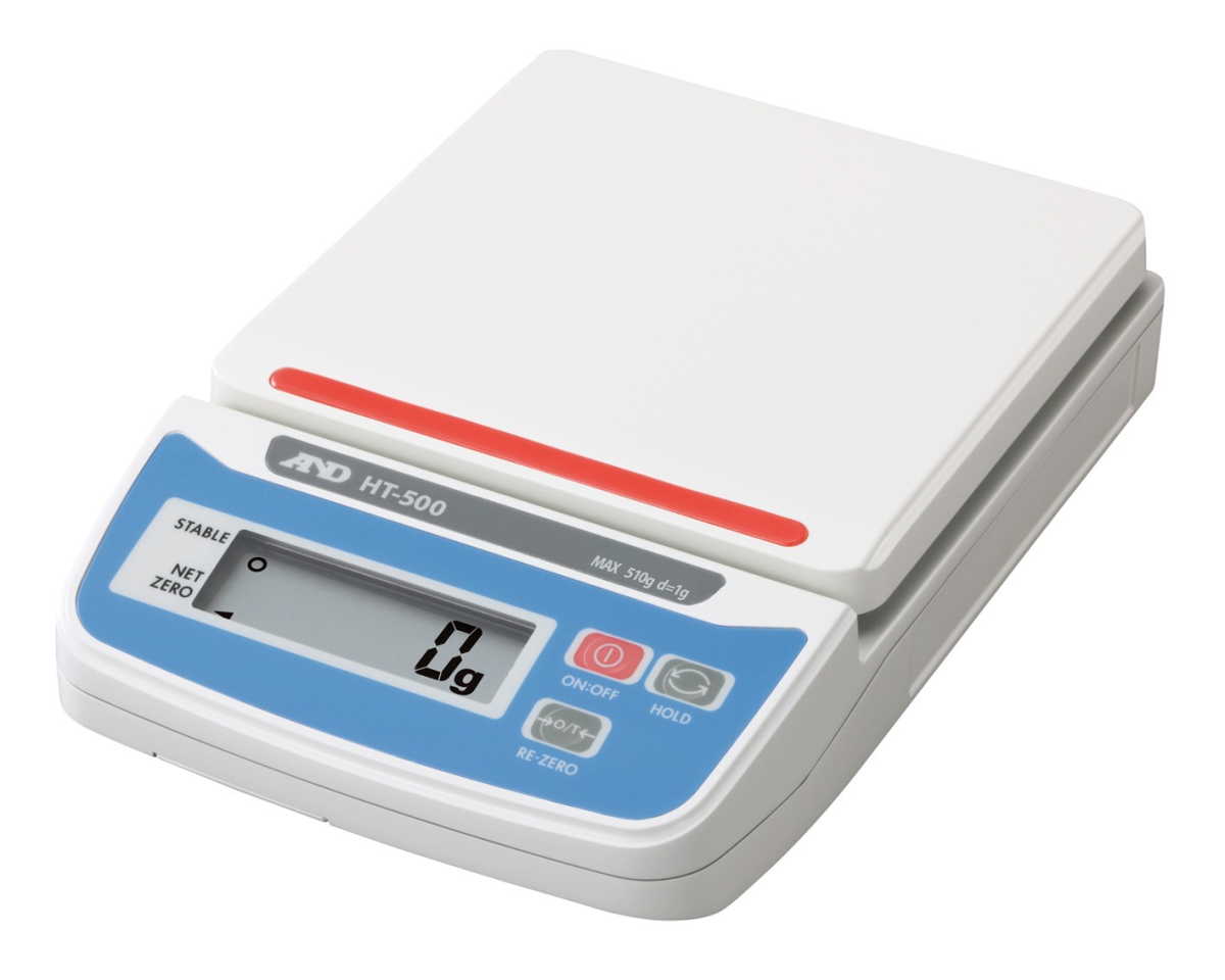 Portion scales AND HT-500 (510 g, 0.1 g, external calibration)