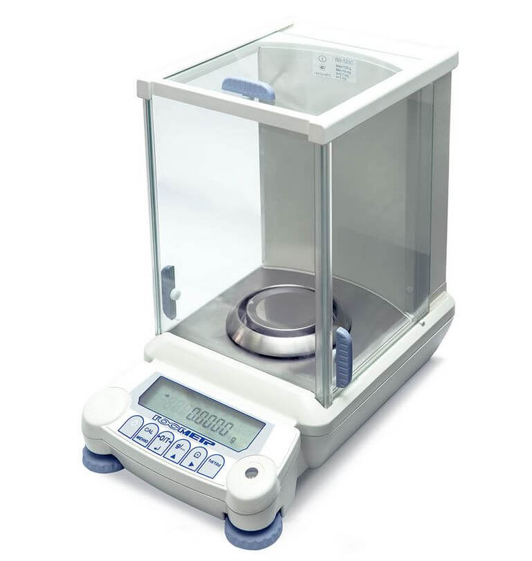 Semi-microbalances Gosmetr VL-120M (42 g / 120 g, 0.00001 g / 0.0001 g, self-calibration)