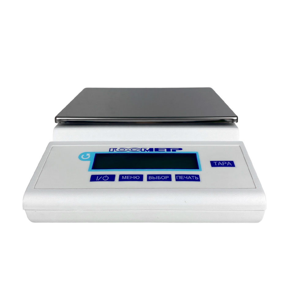 Technical laboratory scales Gosmetr VLTE-5100P-V (5100 g, 0.5 / 0.2 g, internal calibration)