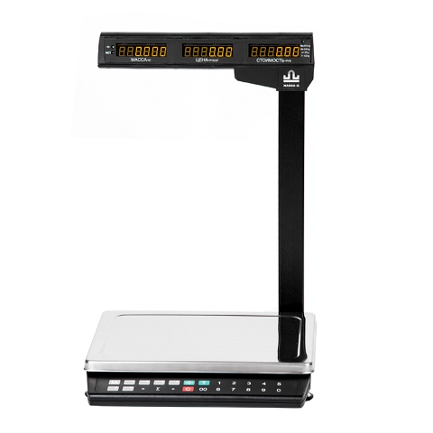 Platform trading scales Massa-K MK-15.2-TH21 (15000 g, 2/5 g, external calibration)