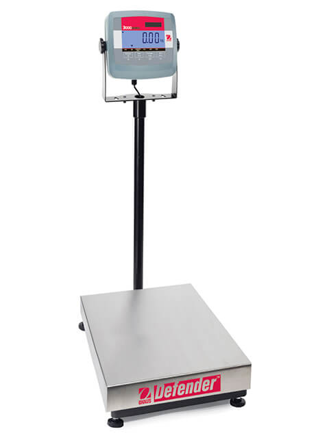 Platform scales OHAUS Defender 3000 D31P60BR (60 kg, 10 g, external calibration)