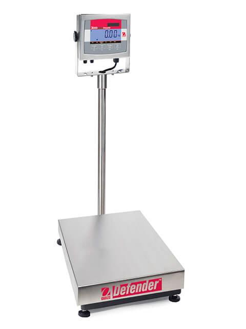 Platform scales OHAUS Defender 3000 D32XW150VL (150 kg, 20 g, external calibration)