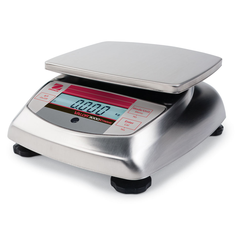 Portion scales OHAUS Valor 3000 Xtreme V31XW3 (3 kg, 0.5 g, external calibration)