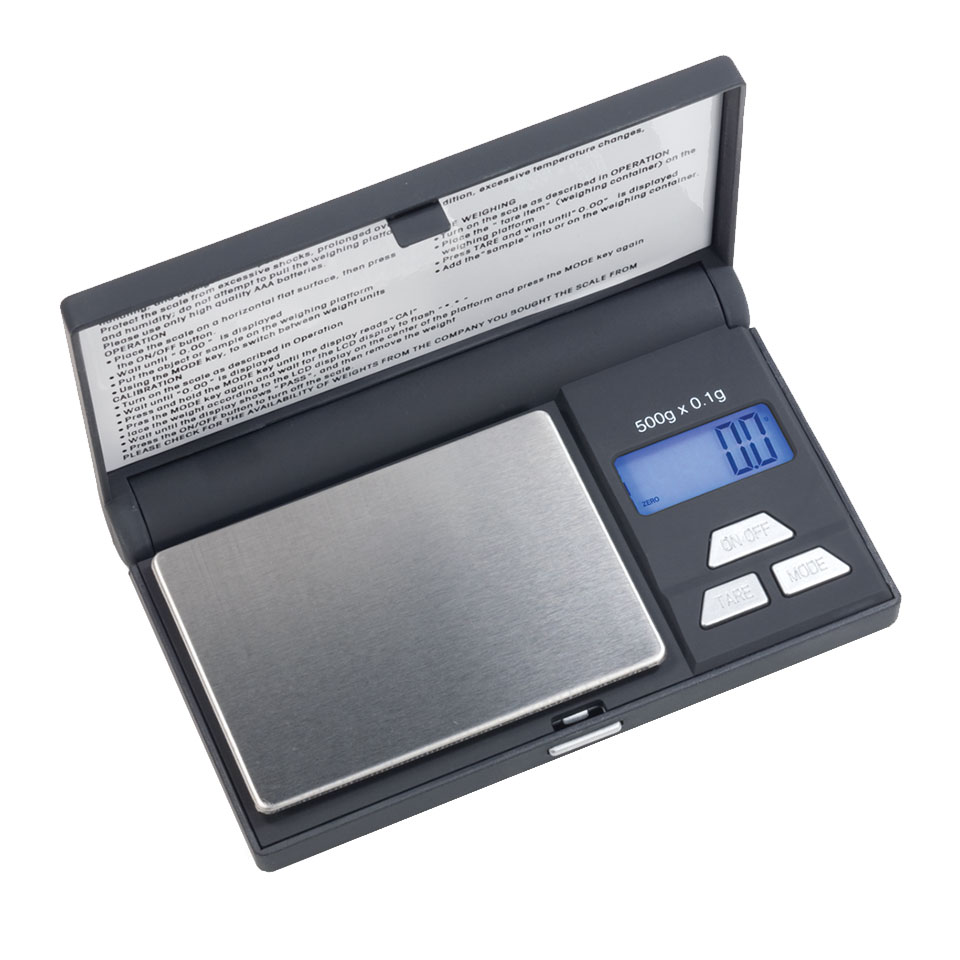 Portable scales OHAUS YA501 (500 g, 0.1 g, external calibration)