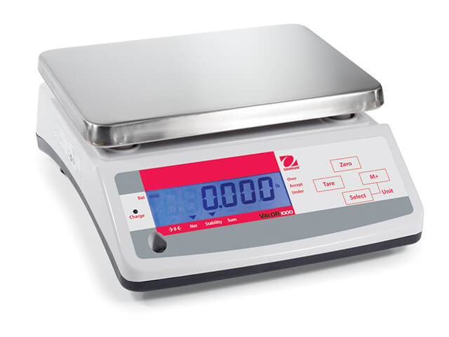 Portion scales OHAUS Valor 1000 V11P30 (30 kg, 5 g, external calibration)
