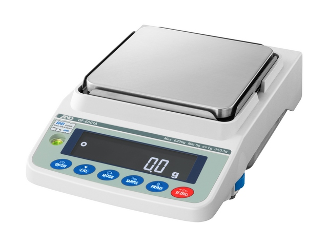 Laboratory scales AND GF-6001A (6200 g, 0.1 g, external calibration)