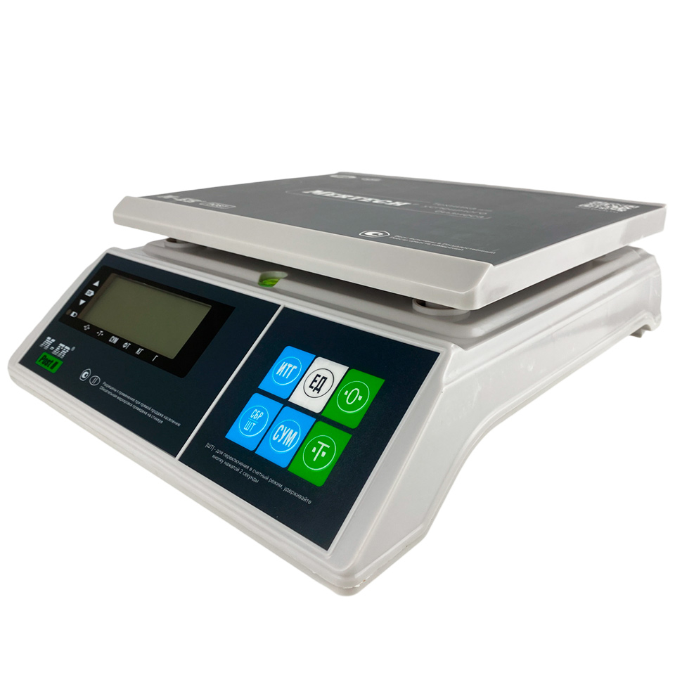 Portion scales Mertech M-ER 326 AFU-3.01 Post II LCD (3 kg, 0.1 g, external calibration), 3058