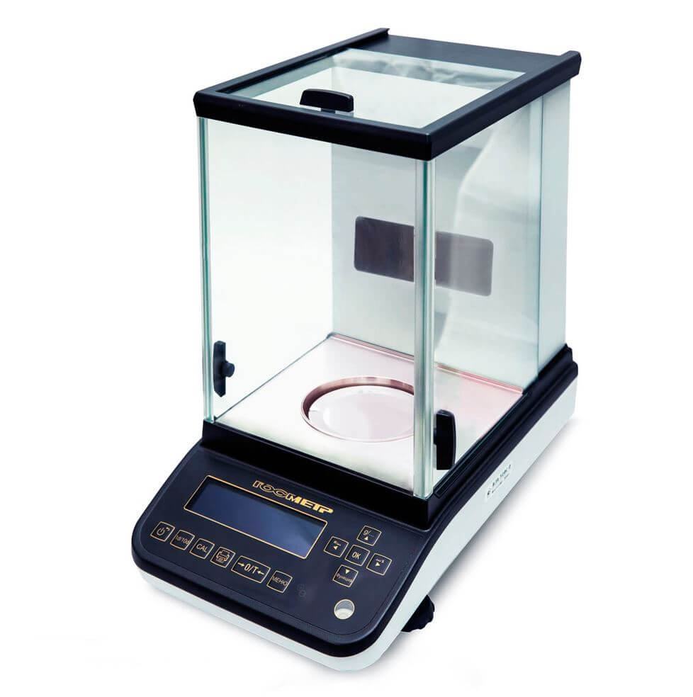 Semi-microbalance Gosmetr VLA-220M (102 g / 220 g, 0.00001 g / 0.0001 g, self-calibration)