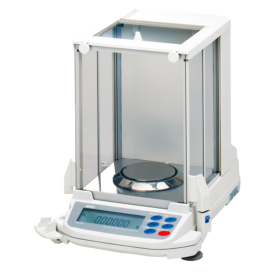 Analytical balance AND GR-200 (220 g, 0.1 mg, internal calibration)