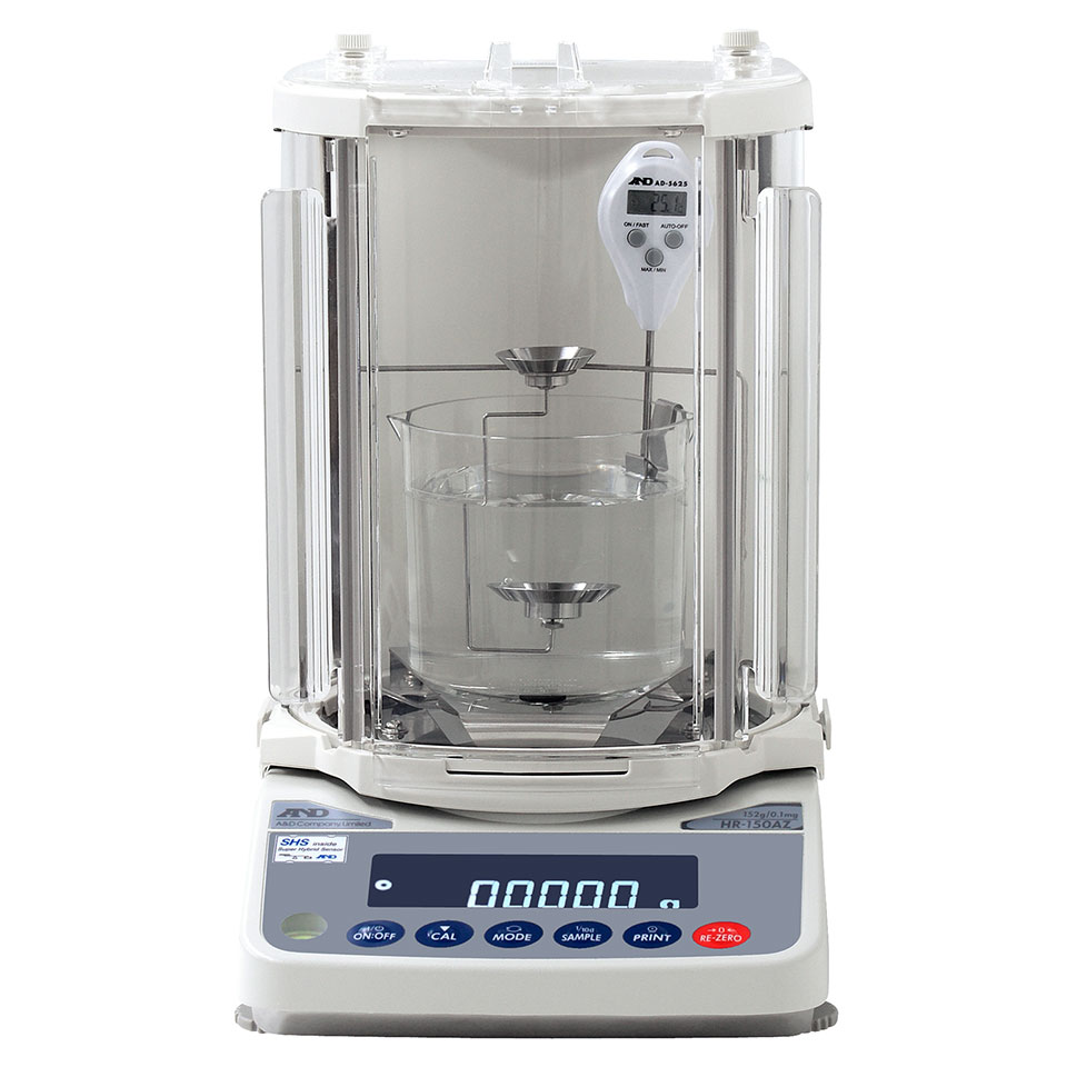 Analytical balance AND HR-150 AZG (152 g, 0.1 mg, internal calibration)