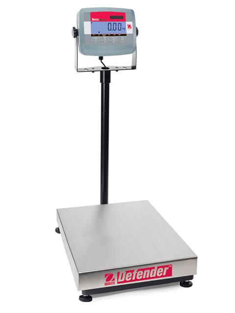 Platform scales OHAUS Defender 3000 D31P150BL (150 kg, 20 g, external calibration)