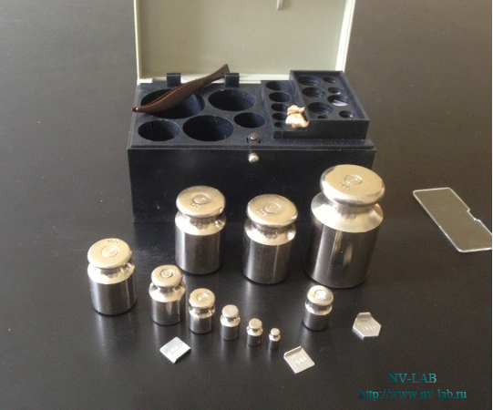 Set of weights G-4-211.10 (from 10mg to 100g, 4kl.)
