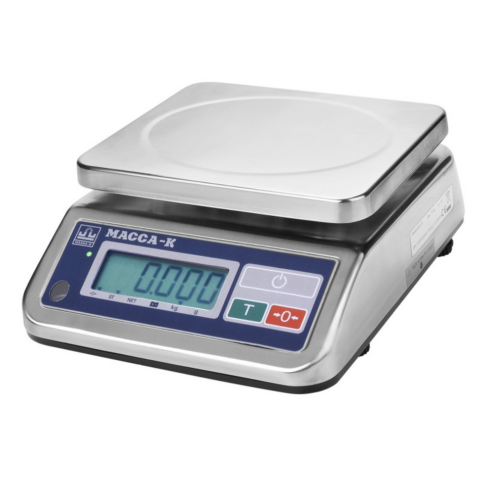 Weatherproof platform scales Massa-K NS-6.P (6 kg, 1 g, external calibration)