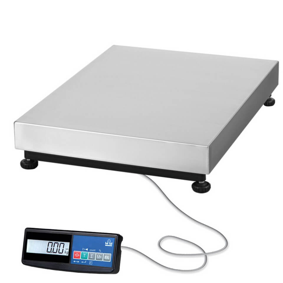 Commercial floor scales Massa-K TV-M-300.2-A1 (300 kg, 50/100 g, external calibration)