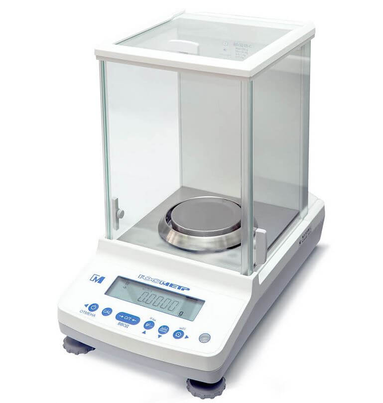 Analytical balance Gosmetr VL-84B (82 g, 0.0001 g, internal calibration)