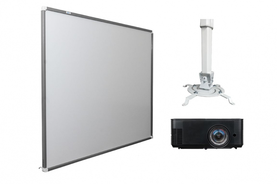 Интерактивный комплект ExellTech ET-77 (IR80-40-4:3M) с короткофокусным проектором EXD102ST и креплением DSM-14k