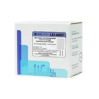 Test kit LEI-AM01-100 for determination of ammonium (0.2...8 mg/l, 100 tests)