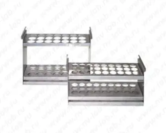 Rack LOIP LA-203 for test tubes diameter 16mm (33pcs), immersion depth 20mm MARKOUT