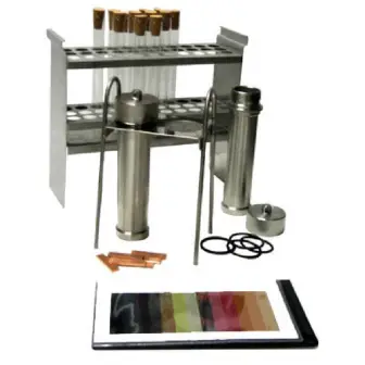 LOIP kit LAB-KMP-02 for testing corrosion activity on a copper plate