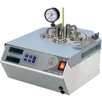 TOS-LAB-02 apparatus for determining resins by evaporation with a stream of air