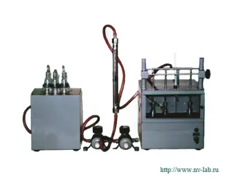 MP-1 apparatus for determining the oil content in solid paraffin