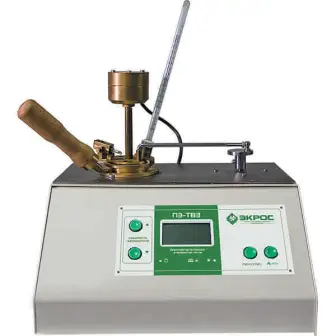 PE-TVZ semi-automatic analyzer for determining the flash point in a closed crucible, Ecokhim