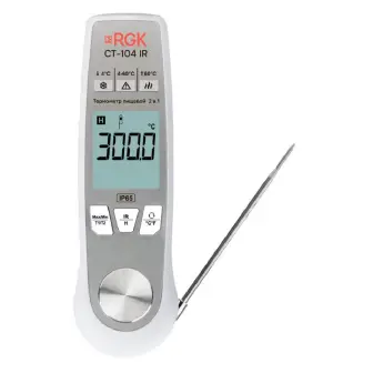 Thermometer RGK CT-104 IR contact, food (-40...+300 °C, with verification), art. 723591