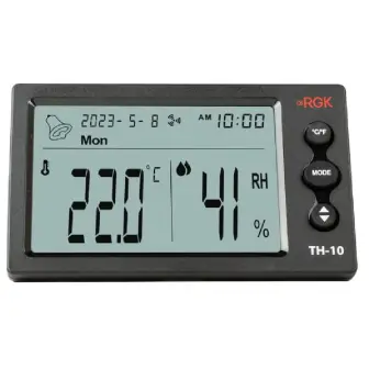 Thermohygrometer RGK TH-10 (-10…+50 °C, 20…90%, with verification), art. 776356