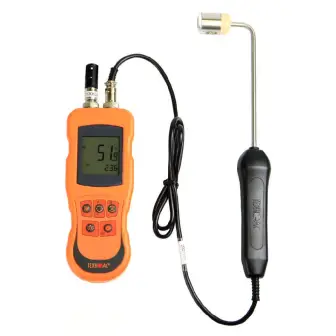 Contact two-channel thermohygrometer Techno-Ac TK-5.11C without probes (-100...+1800 °C, accuracy 0.1 °C; 0...100%, accuracy 0.1%, without verification)