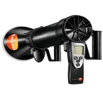 Anemometer Testo 417 Set 2 (anemometer, set of funnels and flow straightener)