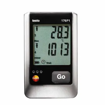Temperature, humidity and pressure data logger Testo 176 P1 (five-channel)