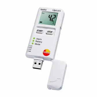 USB temperature and humidity data logger Testo 184 H1