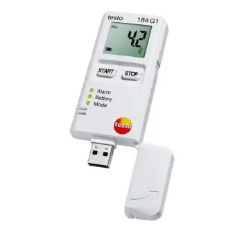 USB data logger for temperature, humidity and vibration Testo 184 G1