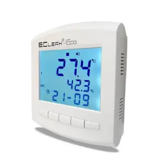 Temperature and humidity meter-recorder EClerk-Eco-M-RHT-11 with verification