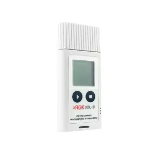 Temperature and humidity data logger RGK UDL-21 (-30…+70 °C, 5…95%, with verification), art. 721999