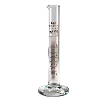 Cylinder (version 1) with a spout on a glass base, class 2