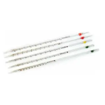 Graduated pipette 2-1-1 (2-2-1) for full discharge, straight (with extension), 1 class
