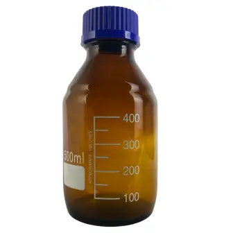 Stegler jar with screw cap, dark glass