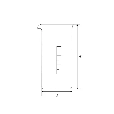 Stegler B-1 high laboratory beaker