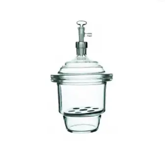Desiccator with tap, vacuum Stegler, version 1