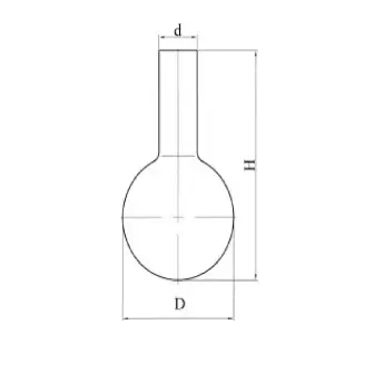 Round bottom flask Stegler K-2 without grinding