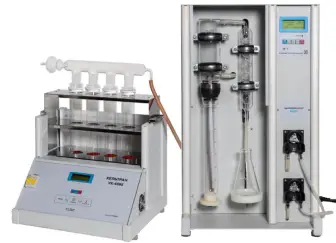 KELTRAN complex for determination of protein and nitrogen using the Kjeldahl method