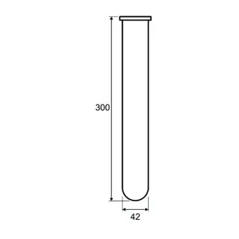 Decomposition tube Gerhardt KTG 250 (250 ml, 10 pcs/pack)