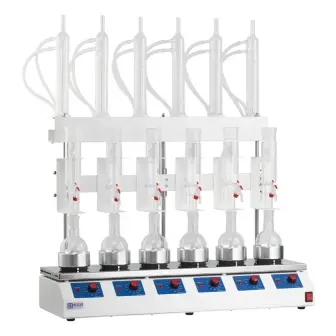 Installation Beger FAT 6 (6 places) for determination of fat by Soxhlet method, art. 41410600