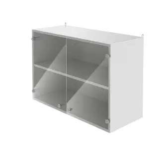 Wall cabinet with glass doors NV-800 NShs (800×350×550)
