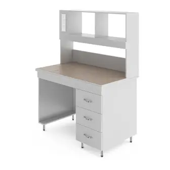 Physical laboratory table with a tabletop made of porcelain tiles NV-1200 PK
