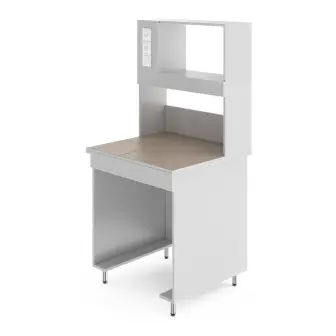 Physical laboratory table with a tabletop made of porcelain tiles NV-800 PK