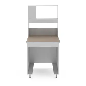 Physics laboratory table without sockets with a tabletop made of porcelain tiles NV-800 PK-M