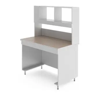 Physics laboratory table without sockets with a tabletop made of porcelain tiles NV-1200 PK-M