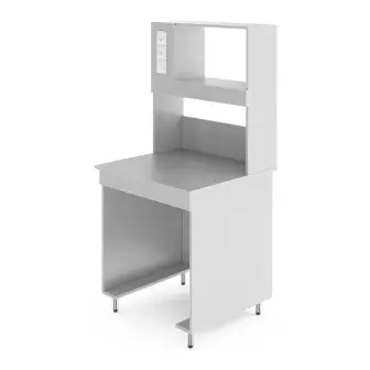 Physical laboratory table with a tabletop made of chemical-resistant plastic NV-800 PSP